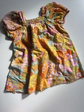 Show Me Your Mumu Mini Floral Smocked Dress Size 3T